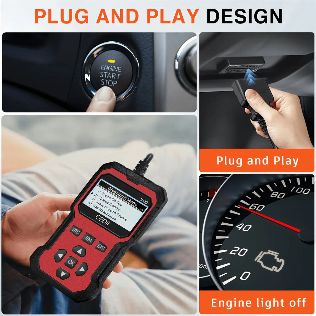 OBD2 Scanner – Read & Clear Engine Fault Codes (1996+)