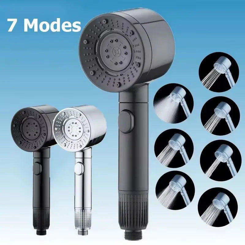 7-Spray High-Pressure Filtered Handheld Shower Head | Water Saving