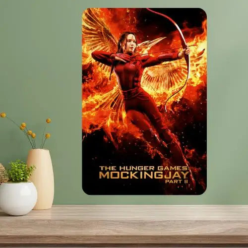 Hunger Games Classic Movie Metal Poster Sign | Wall Decor
