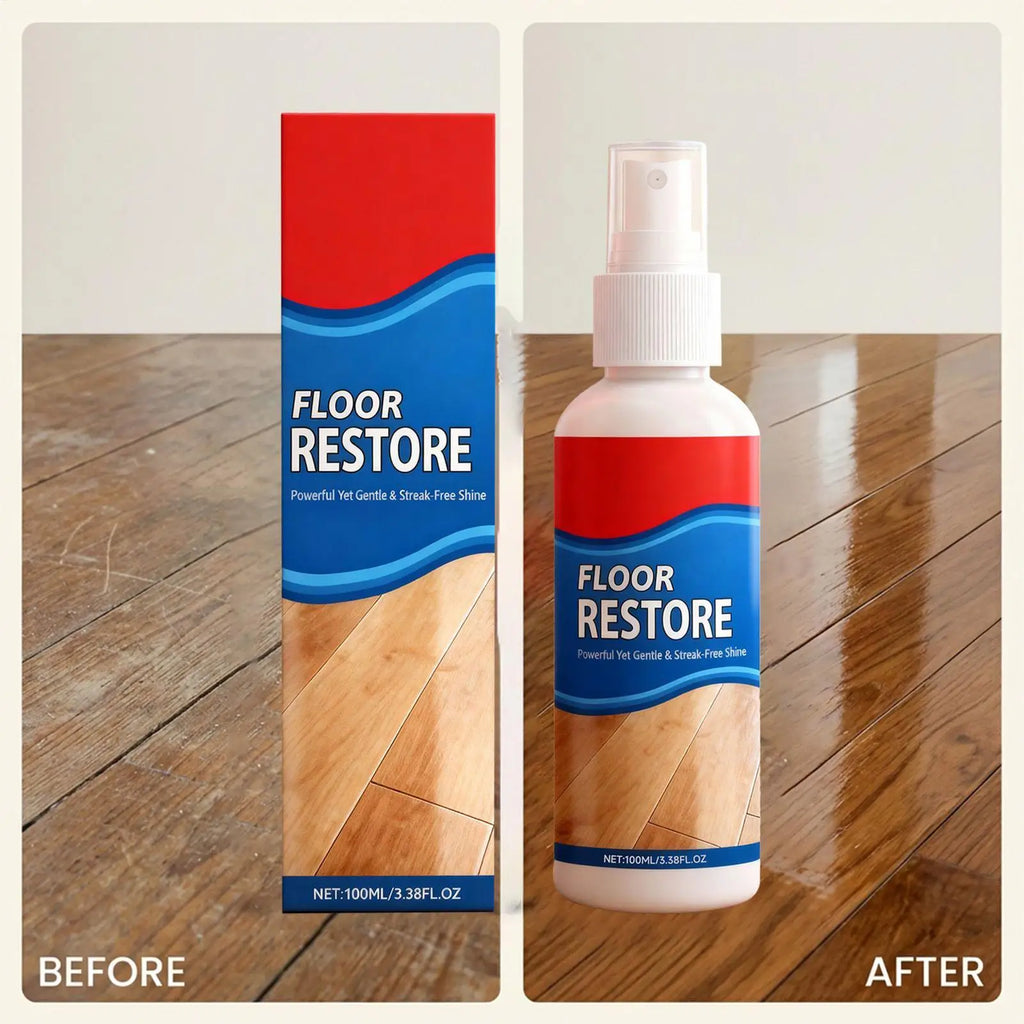 Wood Floor Restorer Spray – Scratch Concealer for Laminate & Tile