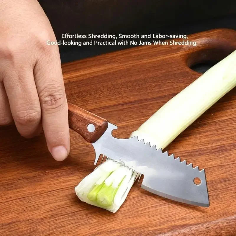 Stainless Steel Vegetable Peeler & Bottle Opener – Wood Handle
