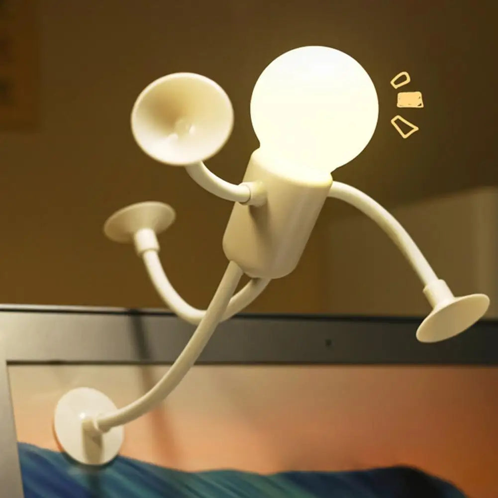 Sportsman Night Light – Poseable Novelty Desk Lamp with Suction Cup