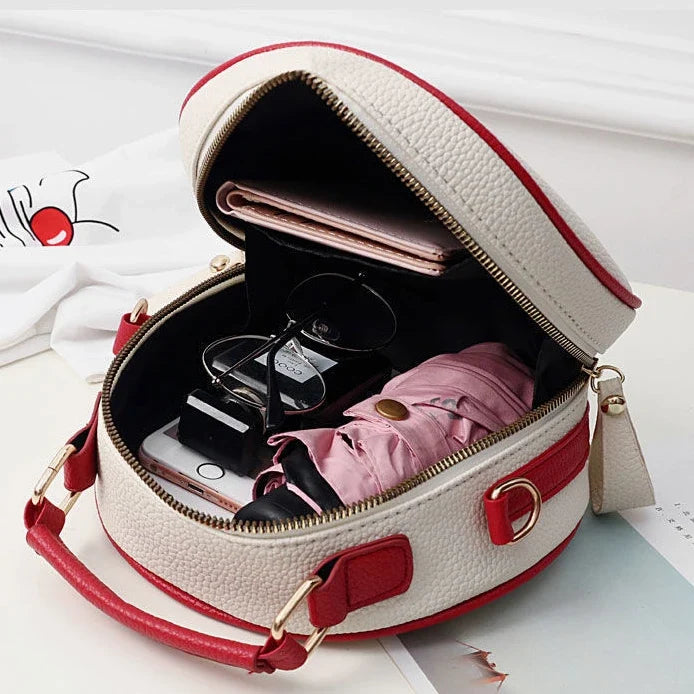 Litchi Grain Mini Backpack – Women's Crossbody Shoulder Bag