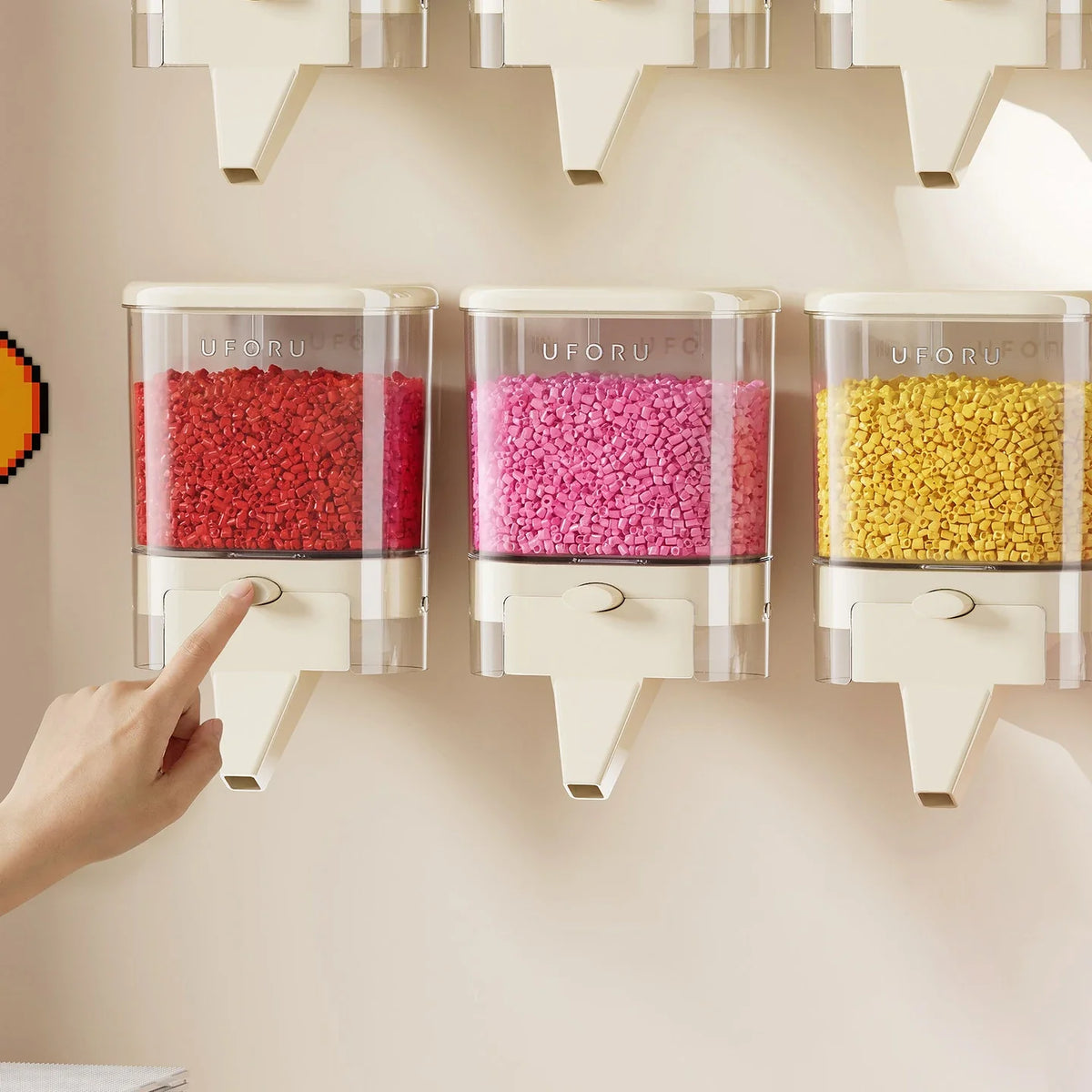 Laundry Beads Dispenser Wall-mounted Detergent Room Organization