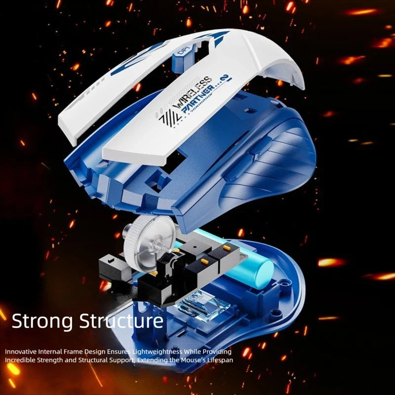 DIXSG Bluetooth 5.2 Dual-Mode Wireless Mouse – 1600 DPI, 6 Button