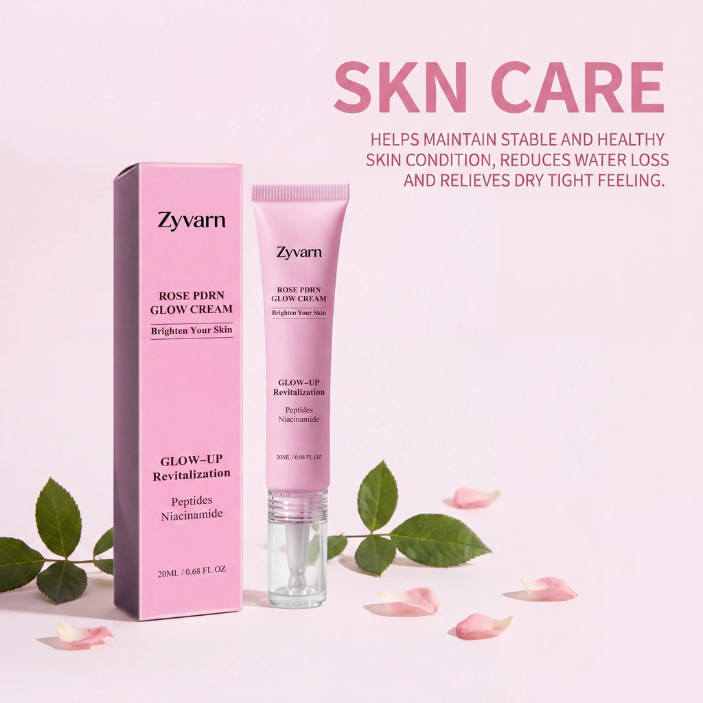 ZYVARN Rose PDRN Glow Boost Cream | Niacinamide & Peptides 20g