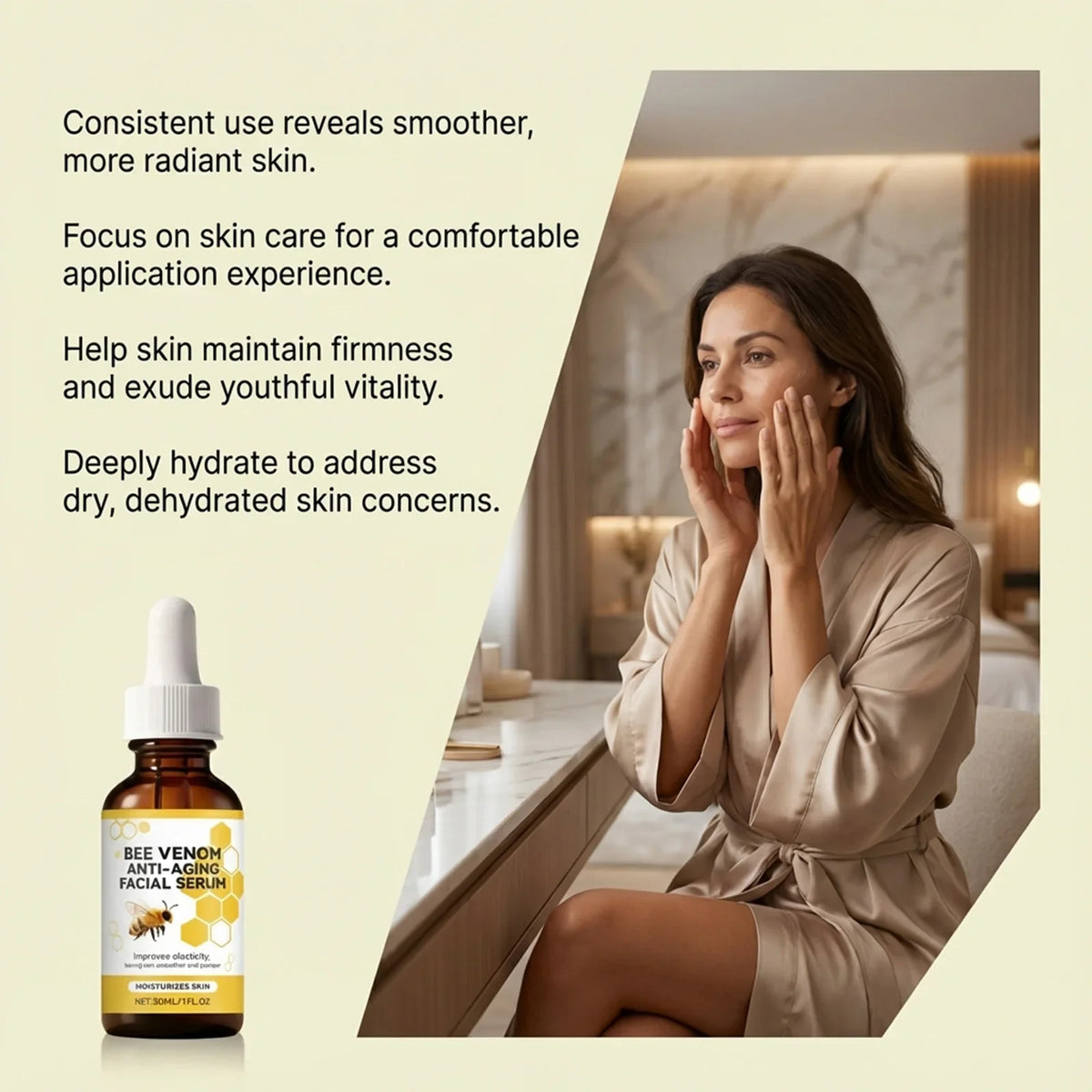 Bee Venom Facial Serum – Hydrating Radiance Essence