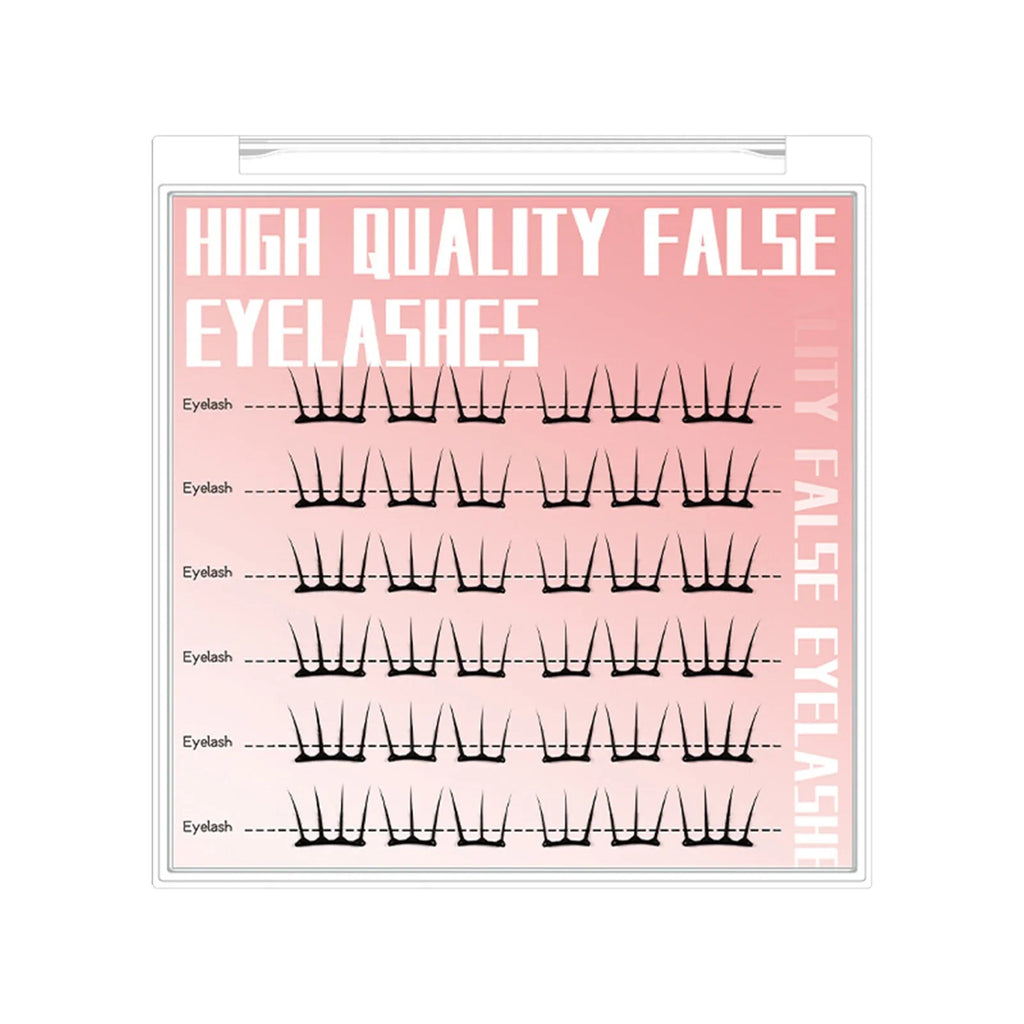 DIY Lash Clusters | Natural Cat-Eye False Eyelashes Extension