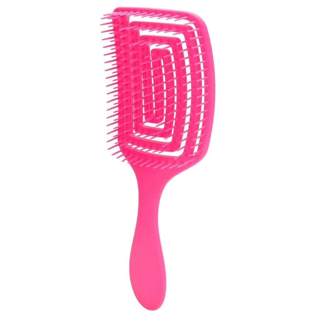 Wide Tooth Curved Comb – Detangling & Scalp Massage Styling