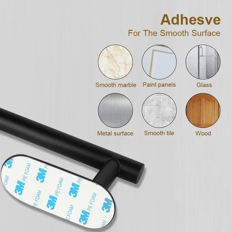 Wall-Mount Stainless Steel Paper Towel & Toilet Roll Holder