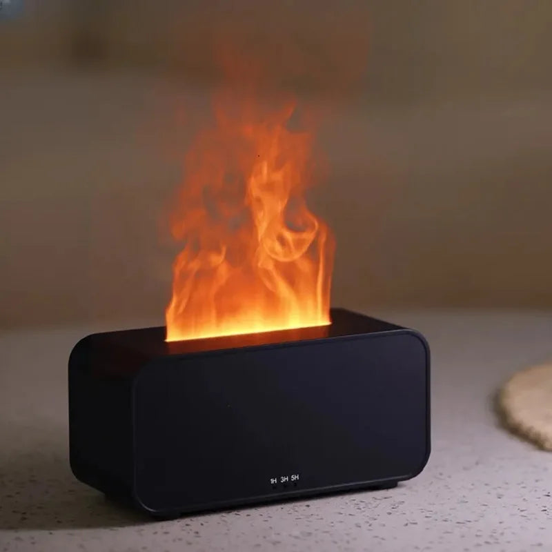 HOMEFISH Flame Aroma Diffuser & LED Humidifier | Essential Oils
