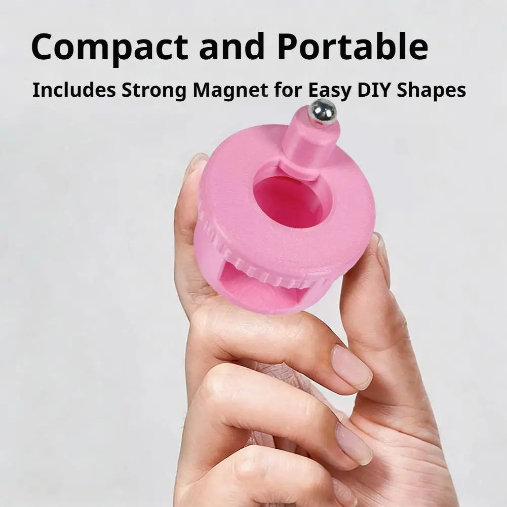 Rotating Cat Eye Nail Magnet Tool – Wide Beam & Glass Bead