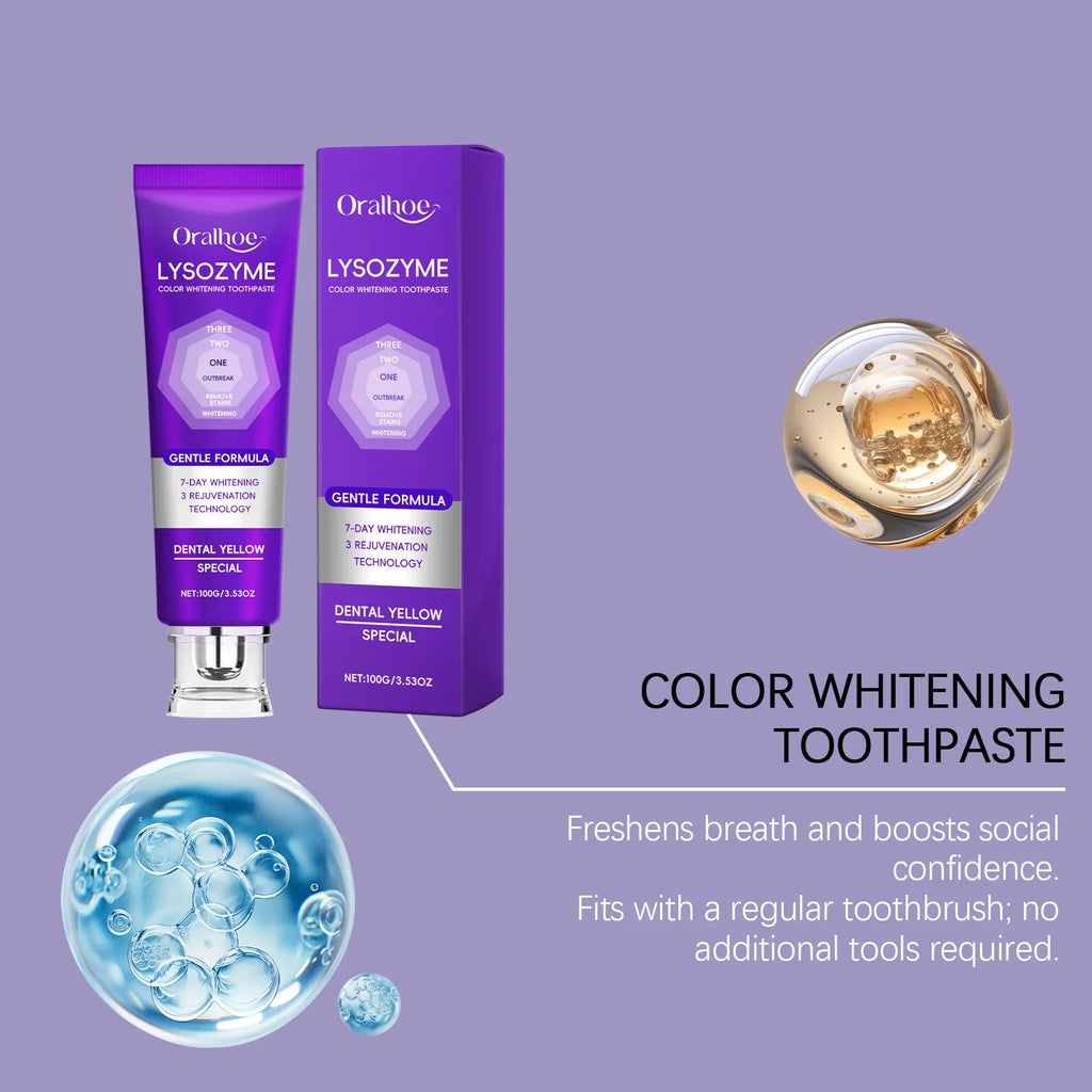 Oralhoe Whitening Toothpaste – Stain Removal & Fresh Breath
