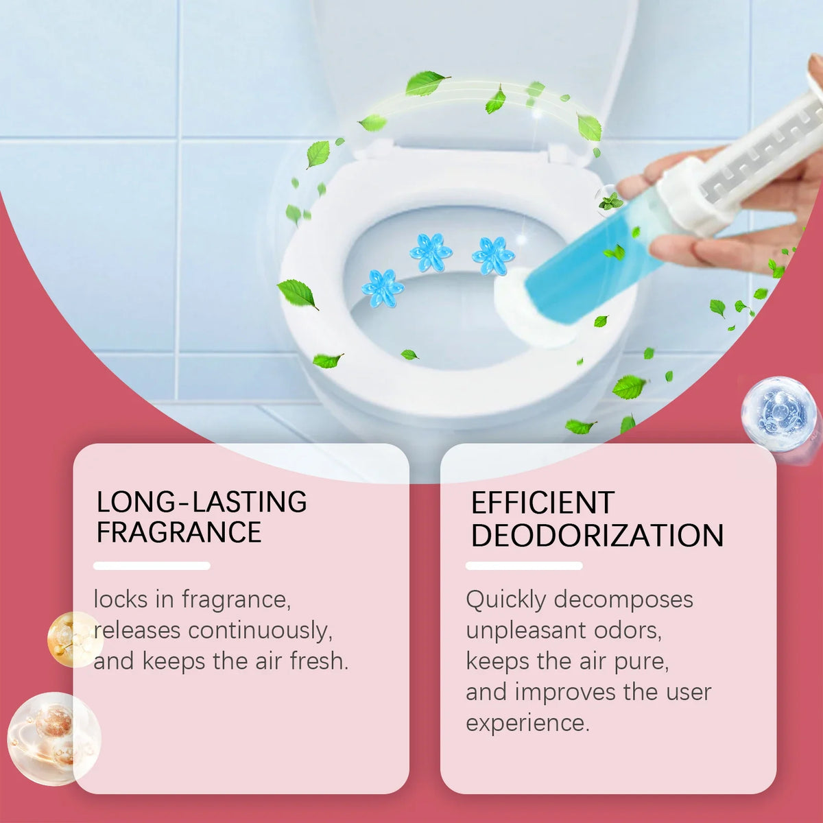 JAKEHOE Toilet Bowl Cleaning Gel – Odor Remover & Stain Fighter