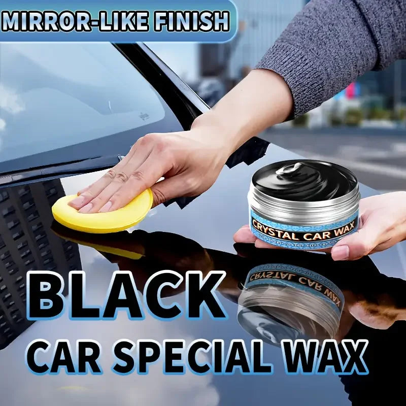 TOPMVCAR Black Car Wax – Crystal Plating, Gloss & Protection