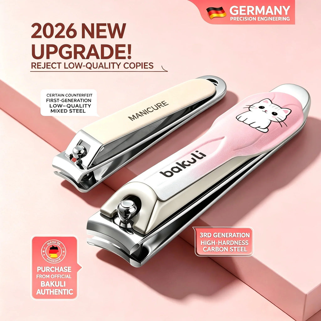 10-Piece Stainless Steel Manicure Kit – Nail Clippers & Tweezers