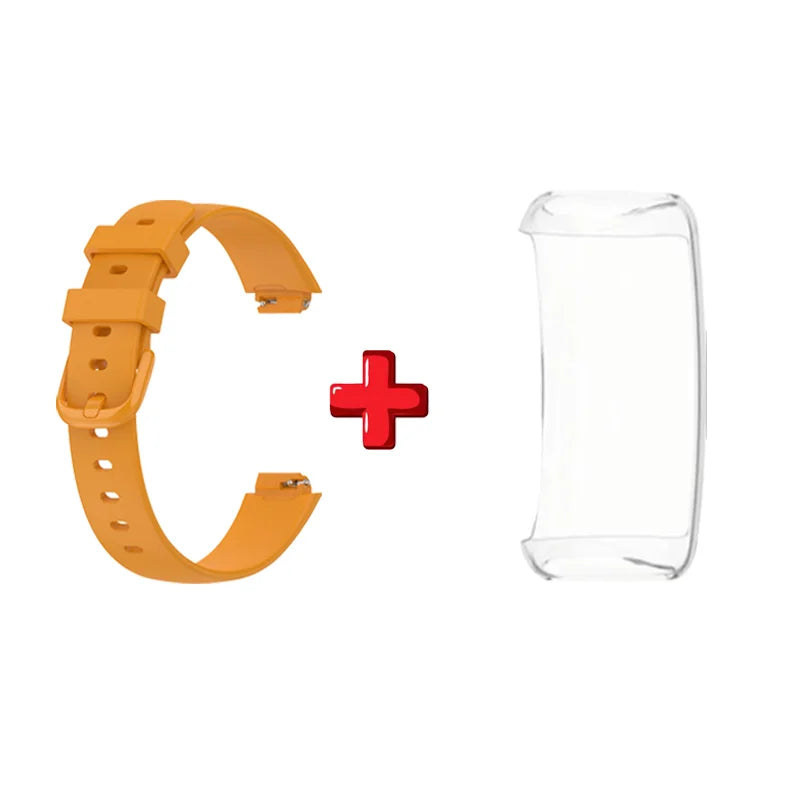 2-in-1 TPU Case & Silicone Strap for Fitbit Inspire 3