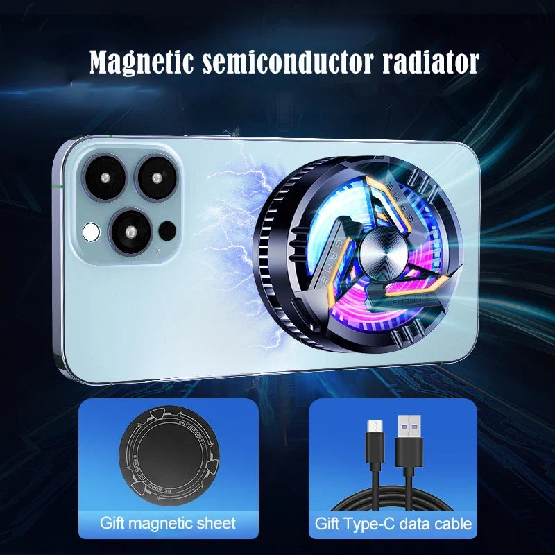 Magnet Attraction Wireless Phone Cooler Semiconductor Radiator