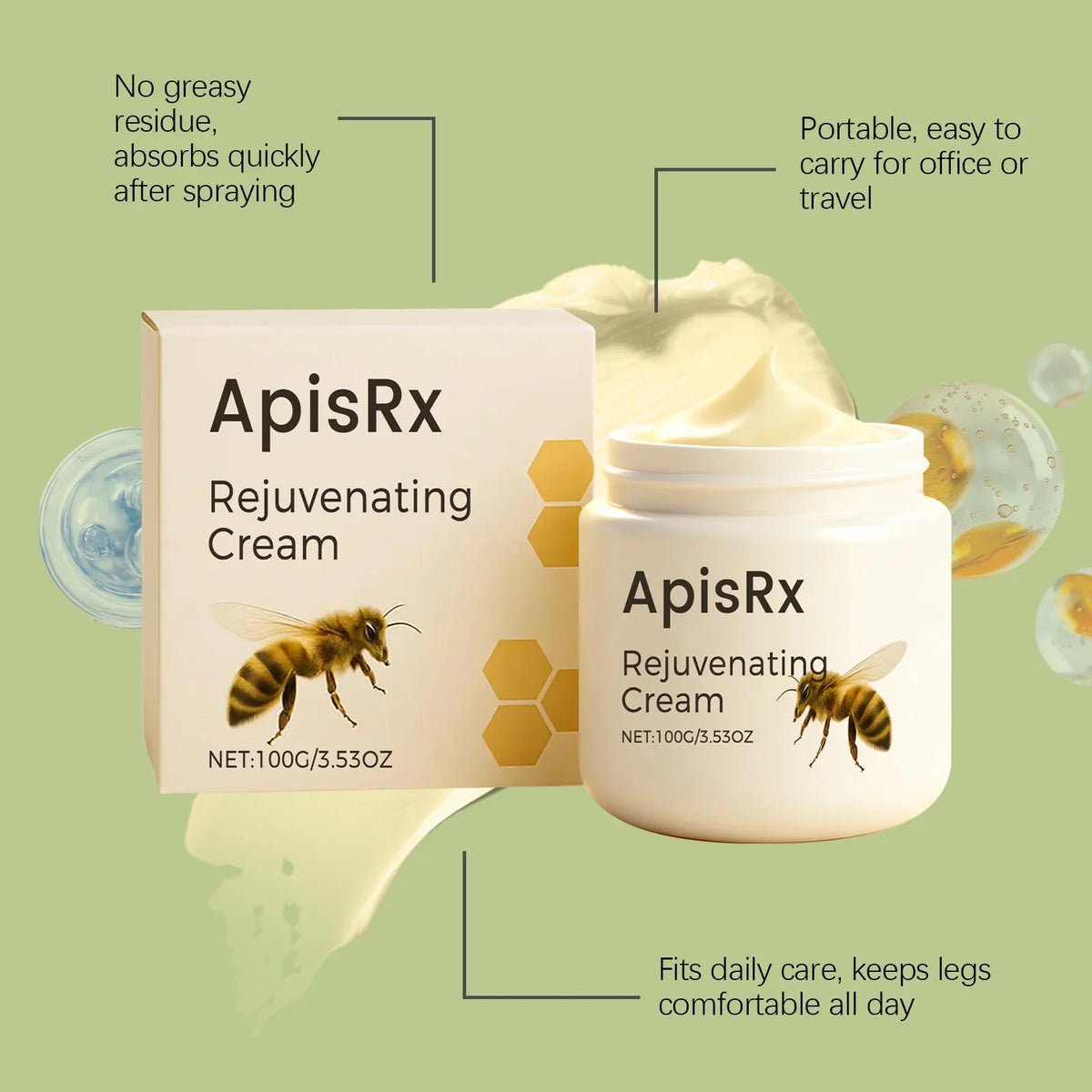 Varicose Vein Relief Cream | Leg Swelling, Spider Veins & Edema