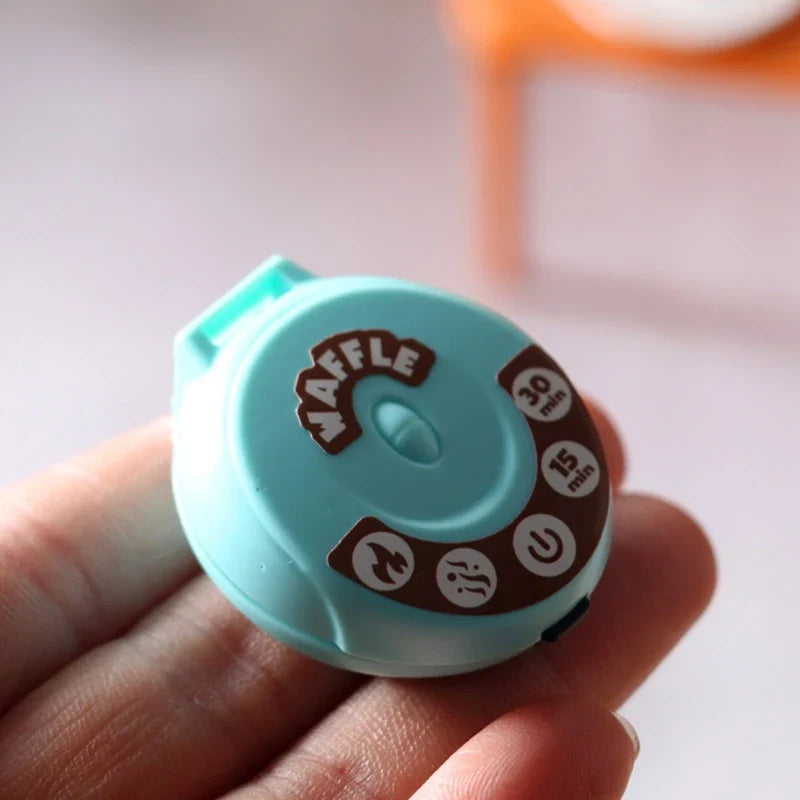 Miniature Waffle Maker Dollhouse Kitchen Toy – Pretend Play