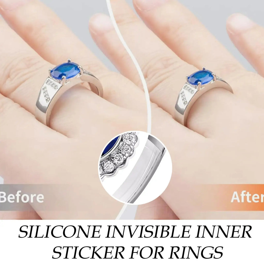 Silicone Ring Size Adjuster Stickers – Invisible Resizer 19pc
