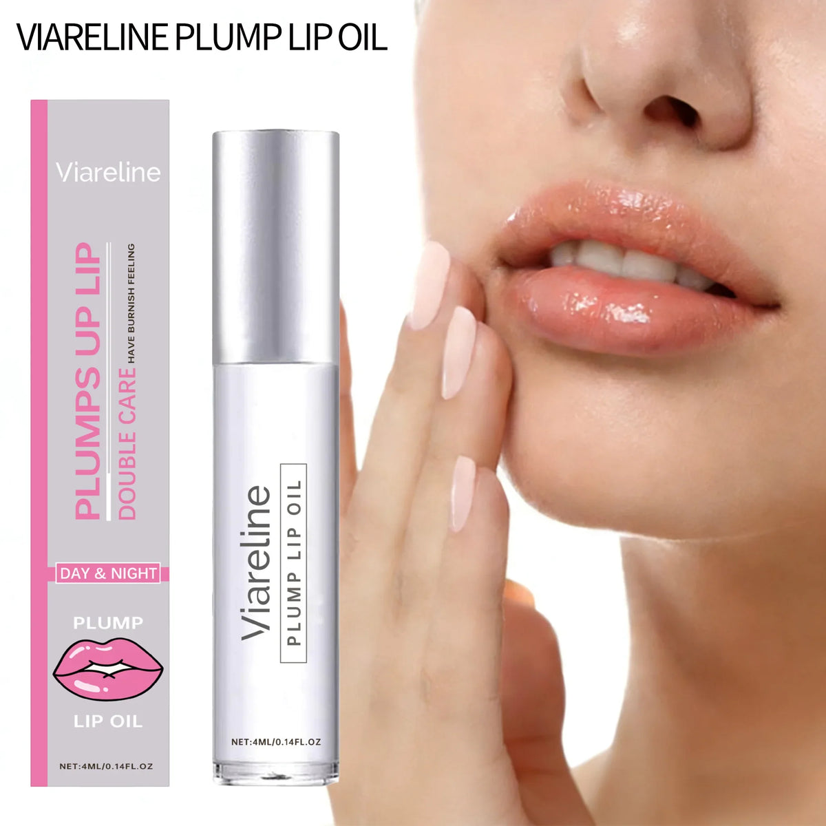 VIARELINE Moisturizing Lip Oil Balm – Healing & Non-Greasy