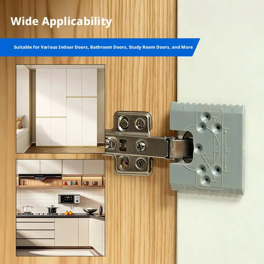 Magnetic Hinge Stop Plate Cabinet Doors Quick Installation