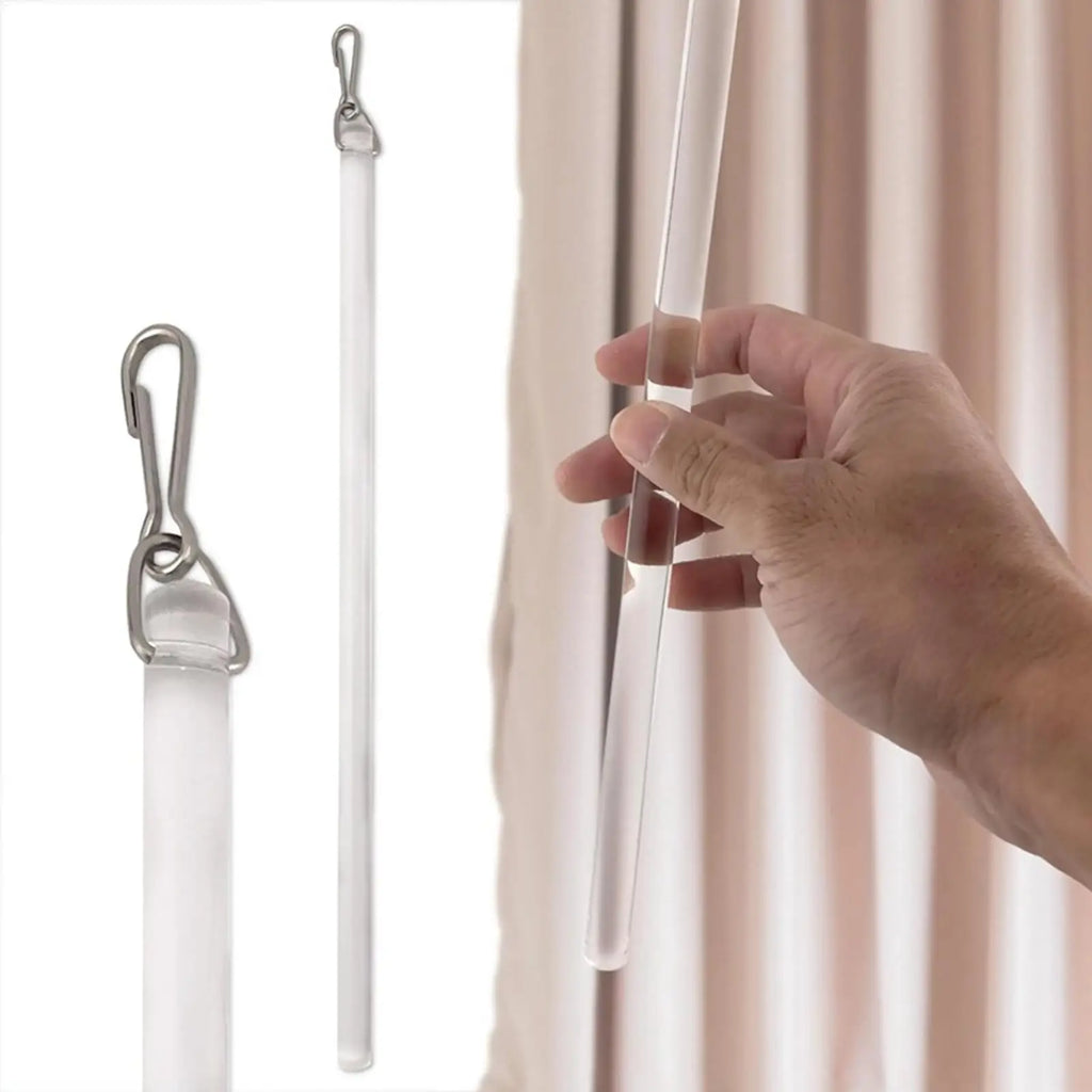 Invisible Curtain Pull Wand | Acrylic Hook Rod 43cm
