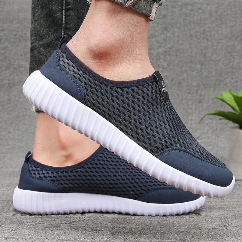 Men's Breathable Mesh Slip-On Sneakers | Lightweight Walking Shoes