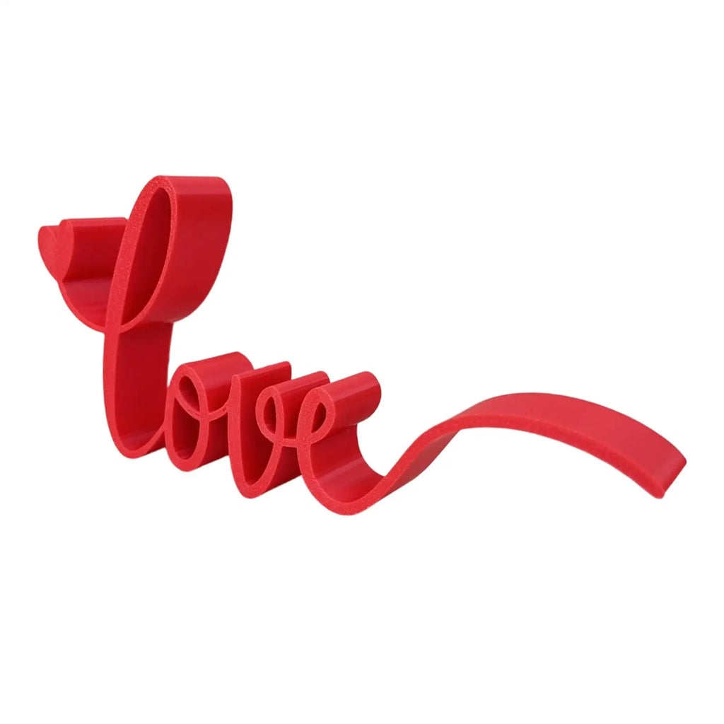 Red 3D LOVE Letters Table Ornament | Valentine's Wedding Decor