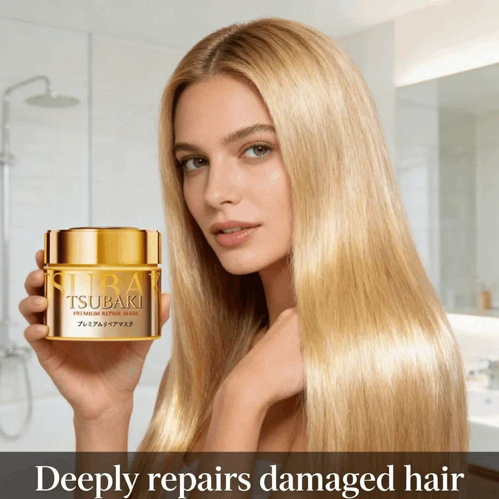 TSUBAKI 180g Salon Hair Mask – Repair, Anti-Frizz & Nourish