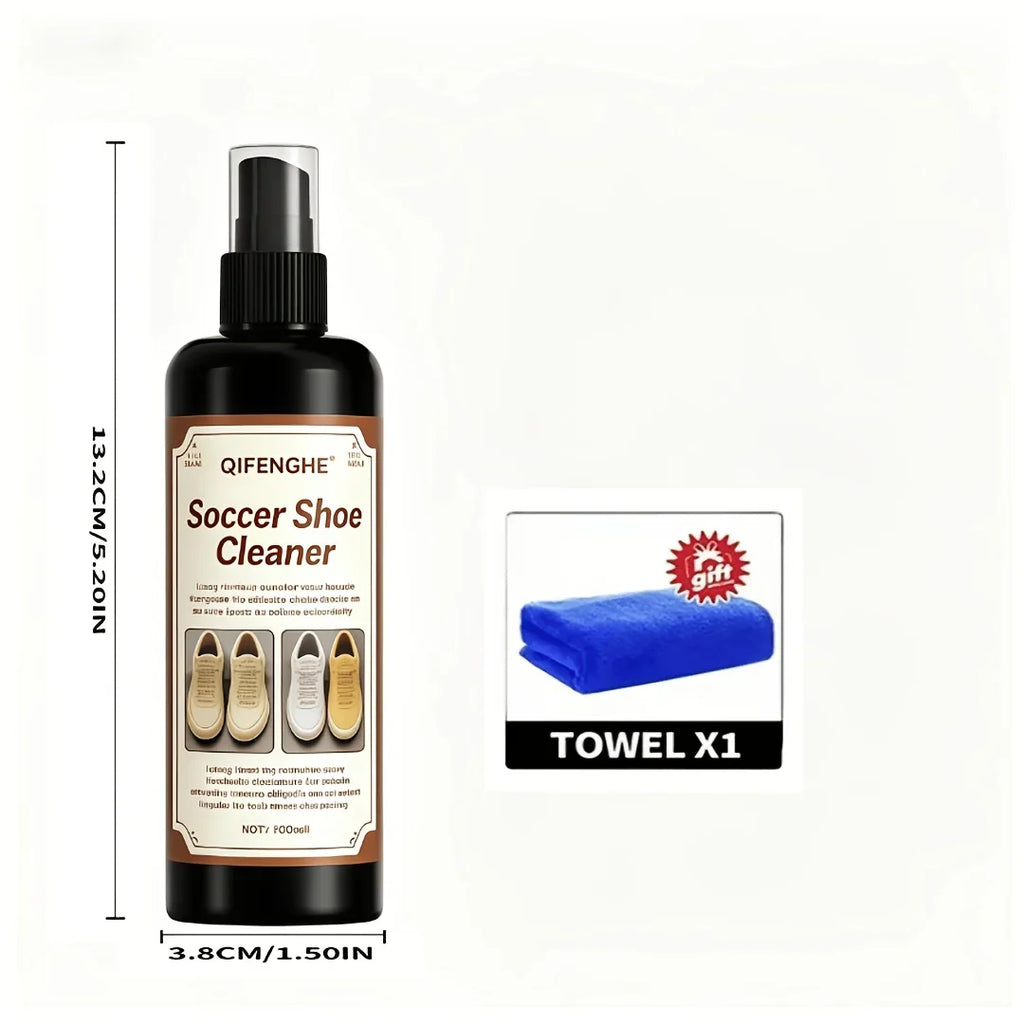 Soccer Shoe Cleaner Spray – Deep Clean & Remove Yellowing