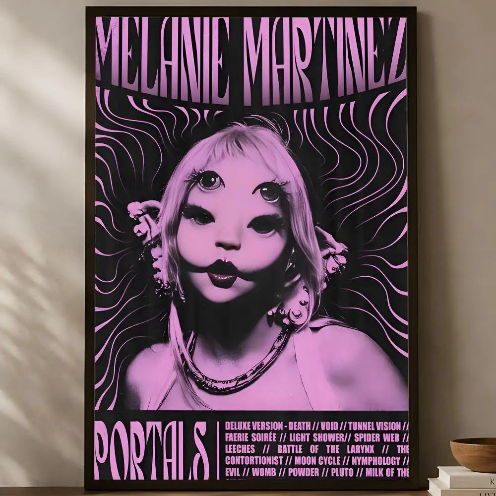 Melanie Martinez HD PVC Wall Poster – Self-Stick Waterproof Decor