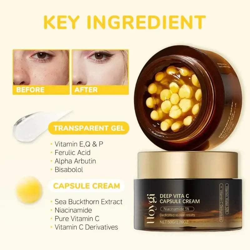 Hoygi Deep VC Gel Capsule Cream – Vitamin C, Niacinamide & Arbutin