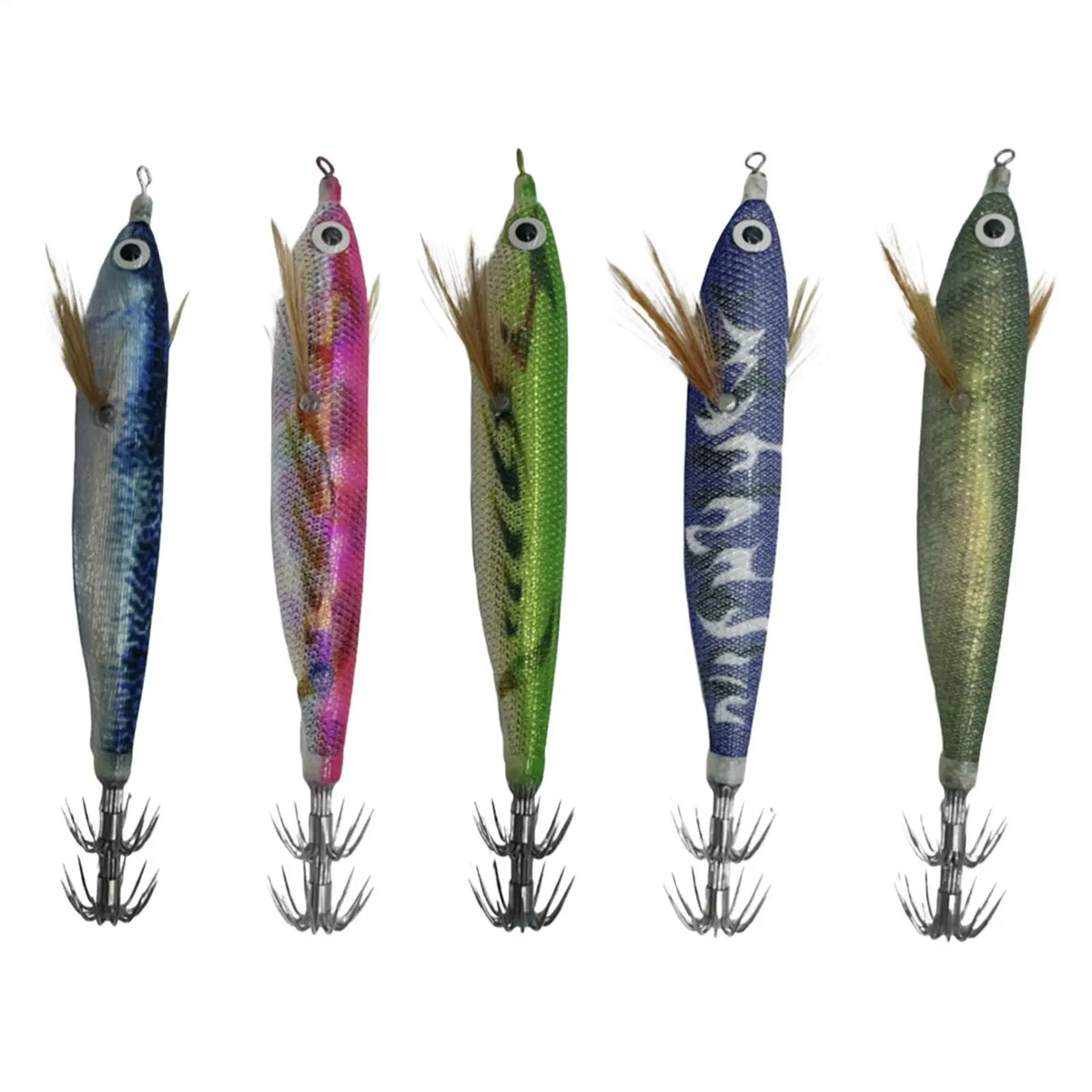 Squid Jigs Saltwater Glowing Catching Bait Sound Beads Fishing Lures