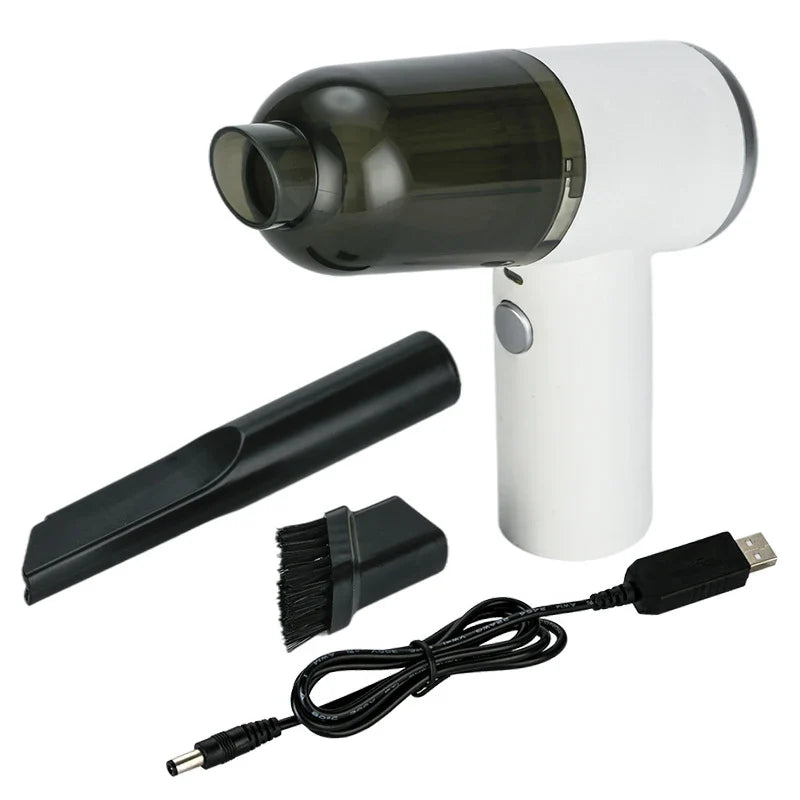 Portable USB Handheld Vacuum – Wet & Dry Car & Home Cleaner