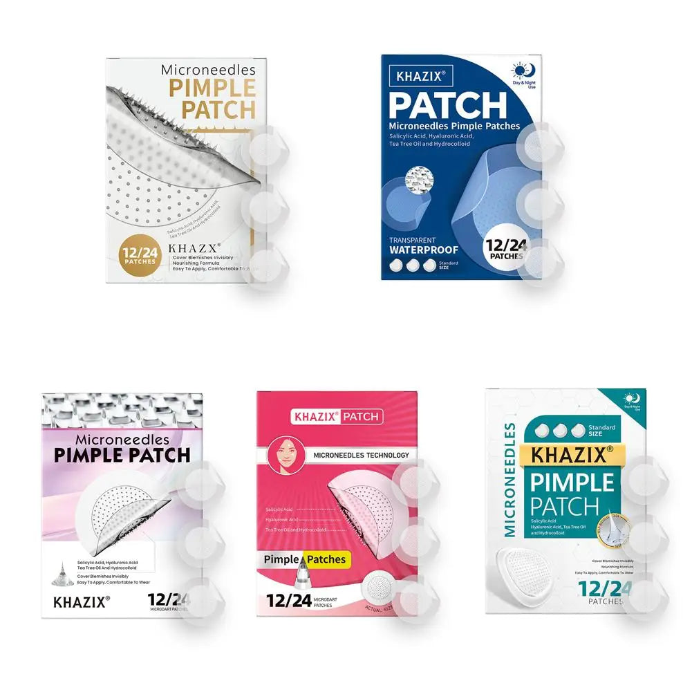 Micro Needle Hydrocolloid Acne Patches – 12 or 24pc