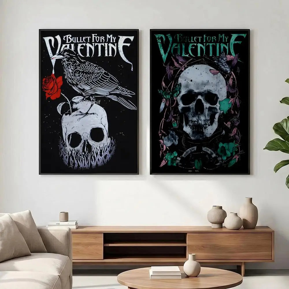 HD Music Band Wall Poster – Waterproof Sticky Art Home Decor