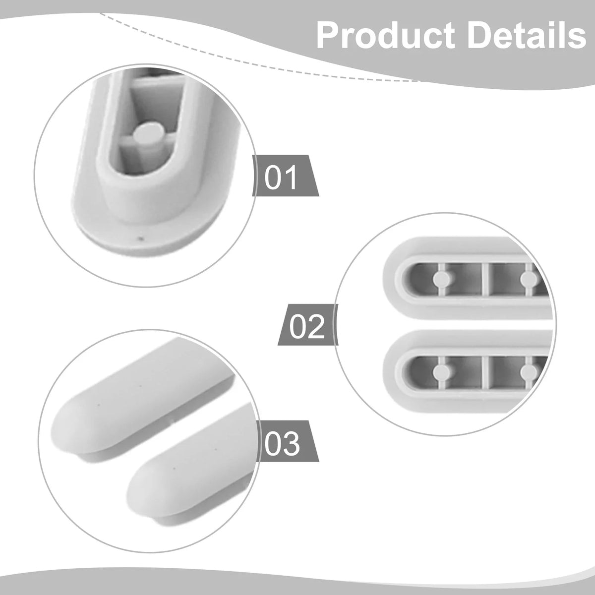 12-Pack Toilet Seat Bumpers – Cushion Pads & Lid Buffers