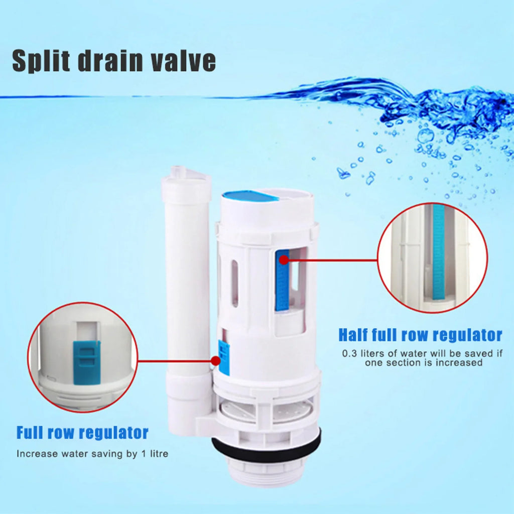 Toilet Dual Flush Valve Kit – Easy Install, Water-Saving