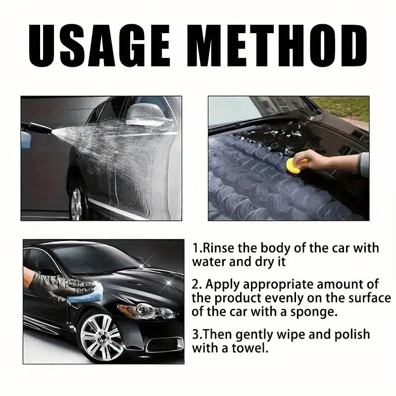 Black Car Ceramic Wax – UV & Scratch Protection Coating