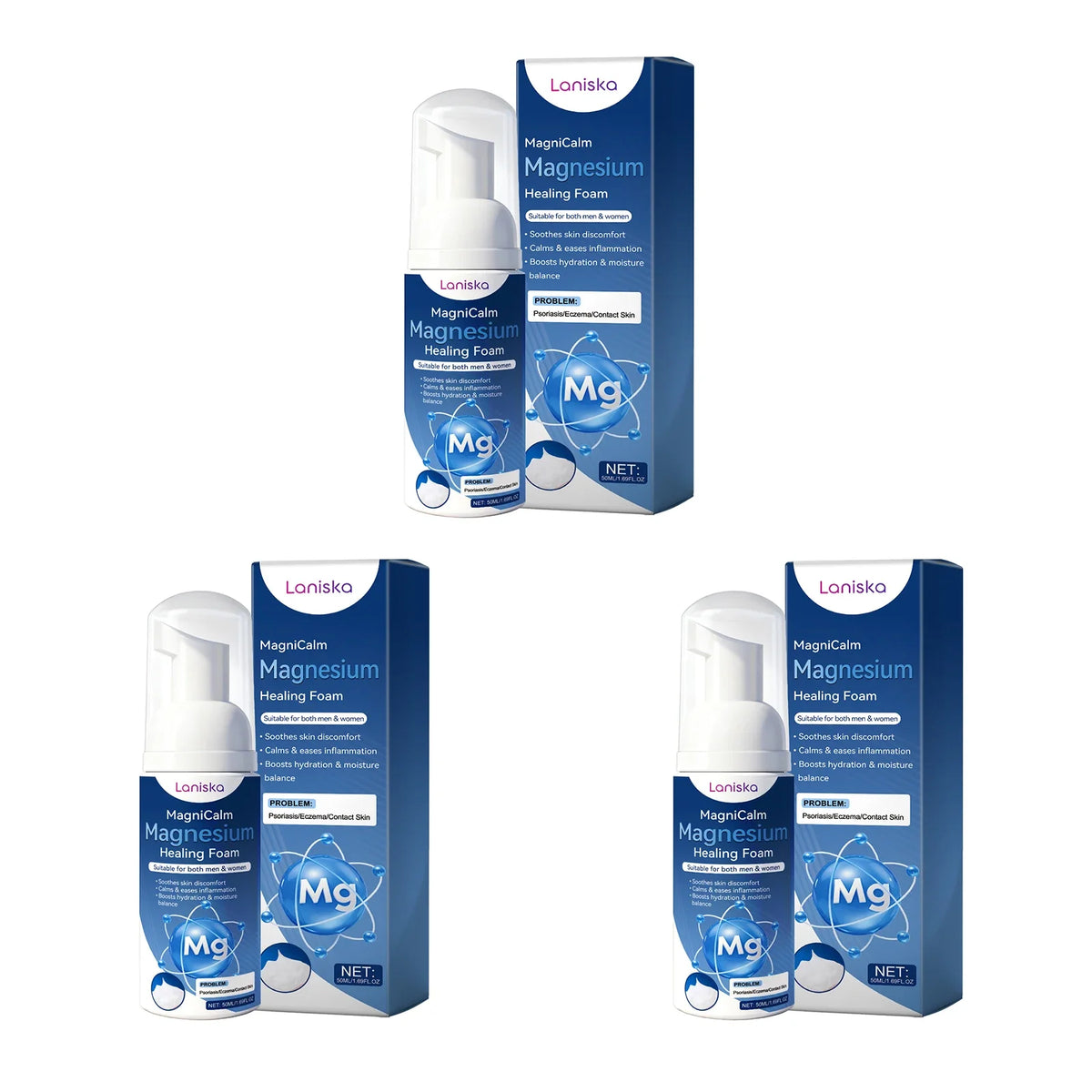 Magnesium Soothing Foam Moisturizing Anti-sensitivity Relieve Redness