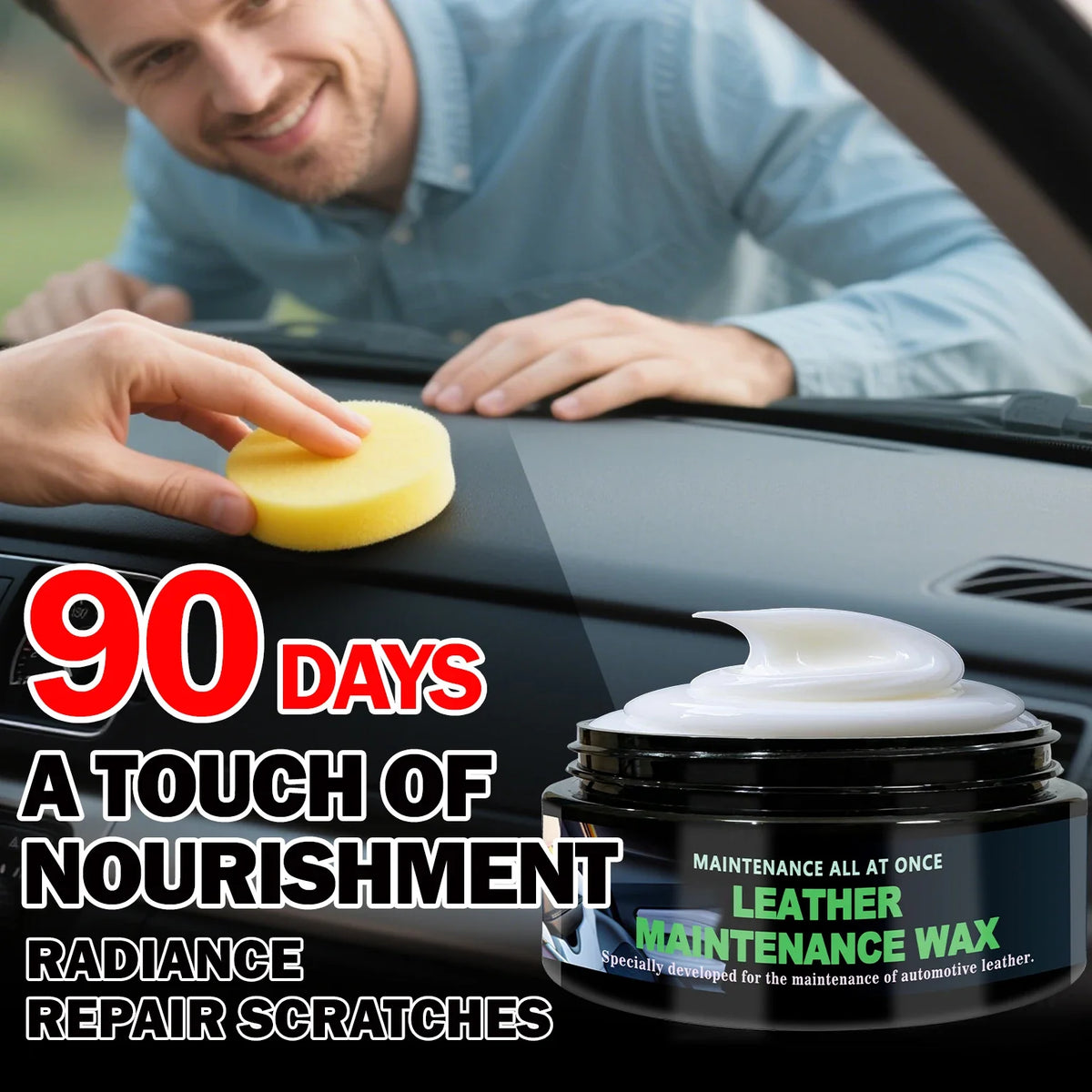 Ultimate Car Detailing Kit – Wax, Tire Shine & Interior Care