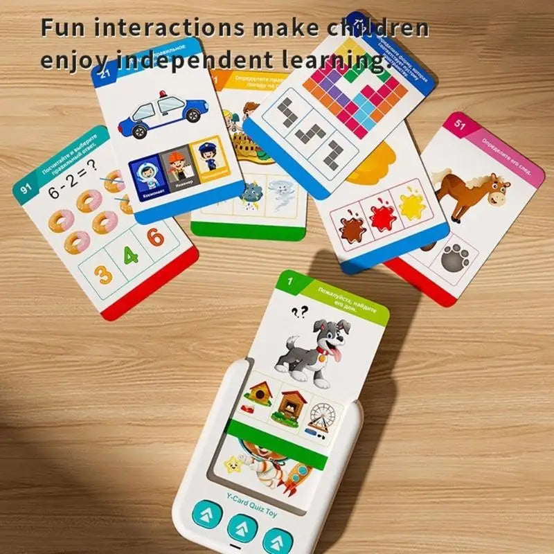 Bilingual Flashcard Learning Machine for Kids | 55 Cards