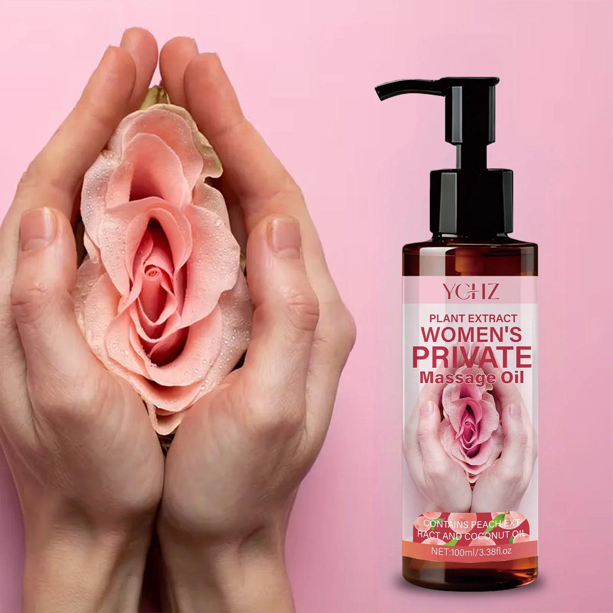 Women's Coconut Massage Oil – Moisturizing & Mood-Enhancing