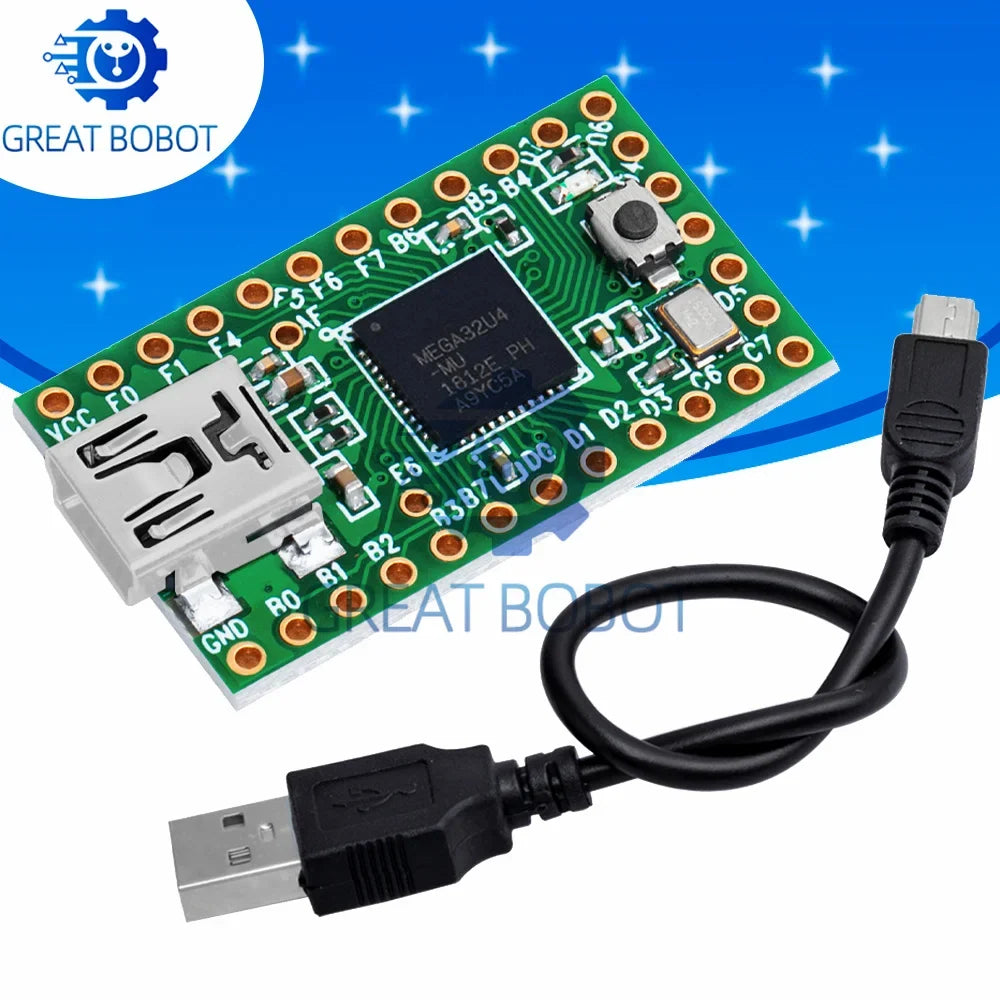 Teensy 2.0 ATmega32U4 USB Board – Arduino AVR ISP & HID Emulation