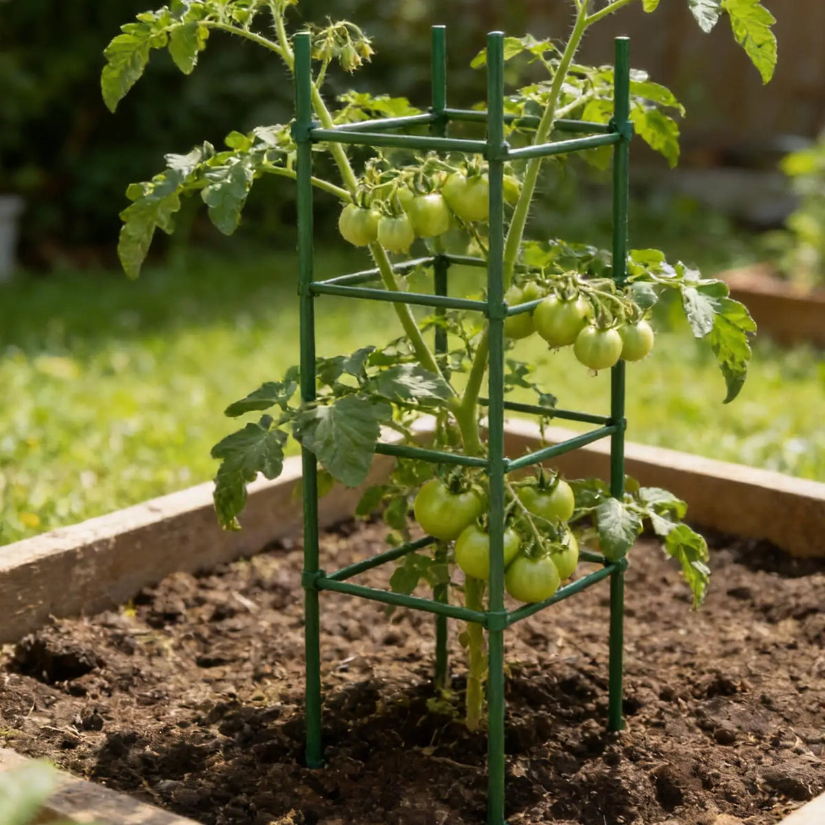 36-Piece Expandable Tomato Cage Plant Stakes & Climbing Net