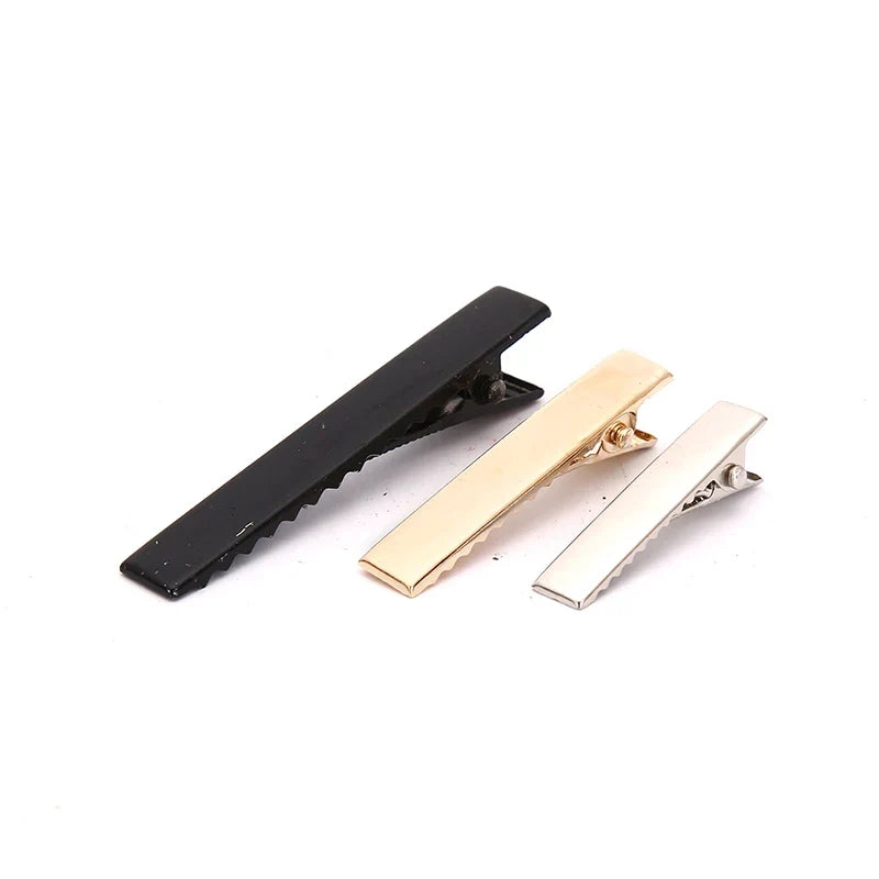 100 Pcs Alligator Hair Clip Blanks | DIY Hairpin Findings