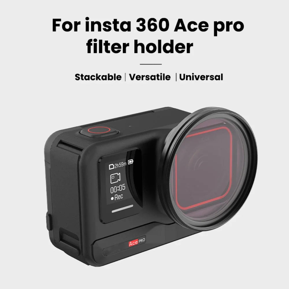 Insta360 Ace Pro Metal Filter Holder – 49mm Protective Frame