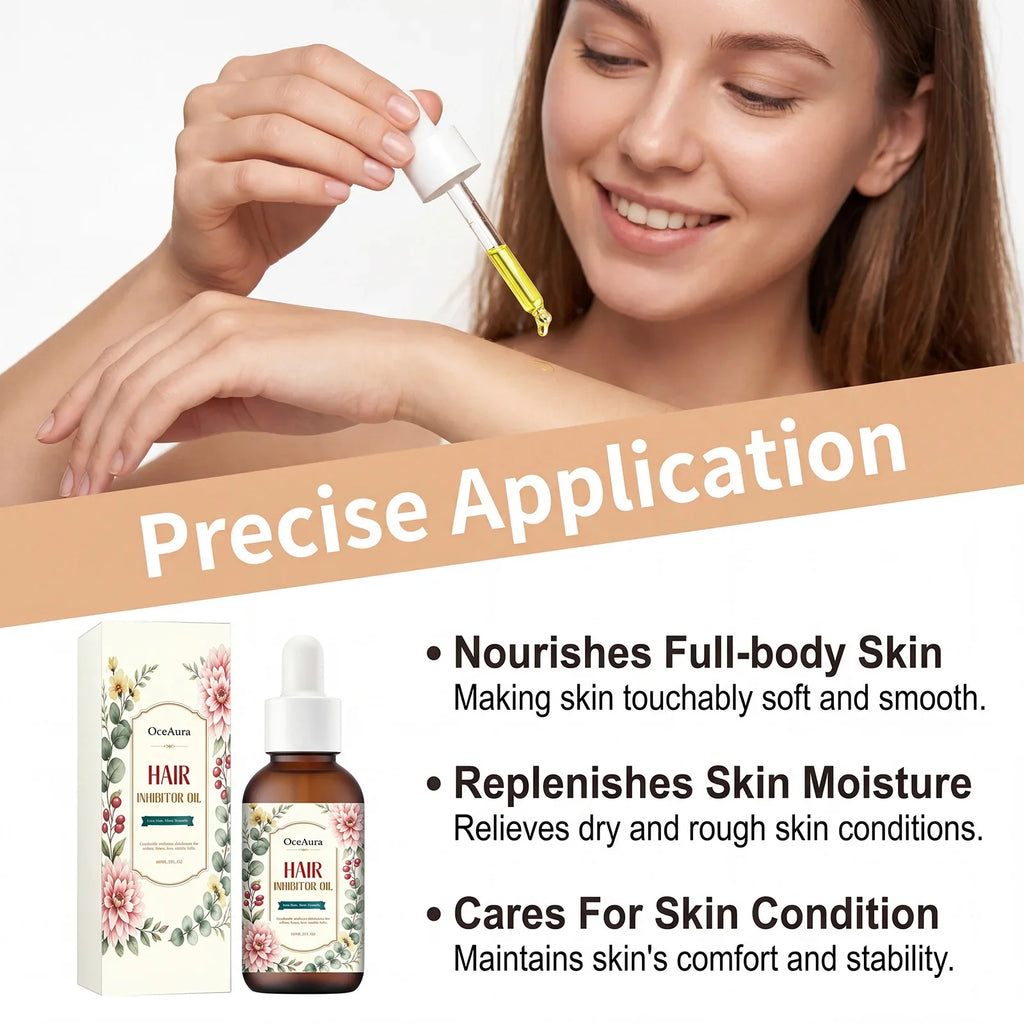 OCEAURA Post-Wax Soothing Skin Care Oil 60ml | After Hair Removal